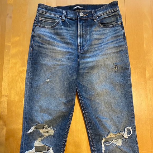 Express Original Girlfriend High Rise Jeans - Picture 3 of 10
